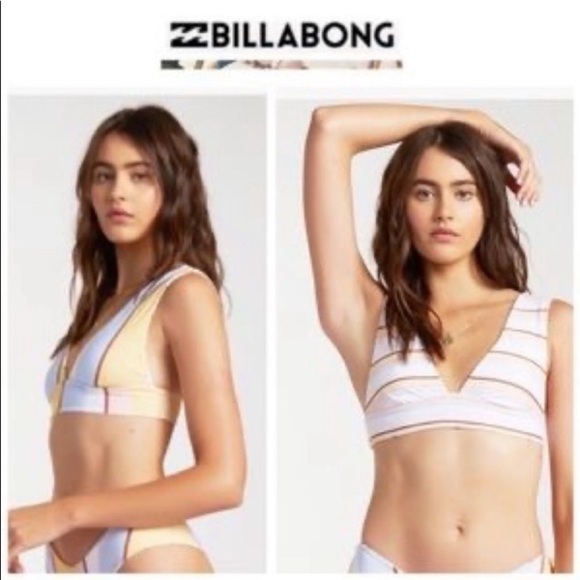 ☀️BILLABONG☀️ RIP CURL☀️FEELING SUNNY PLUNGE CLASSIC SURF CHEEKY PANT BIKINI - Picture 6 of 16